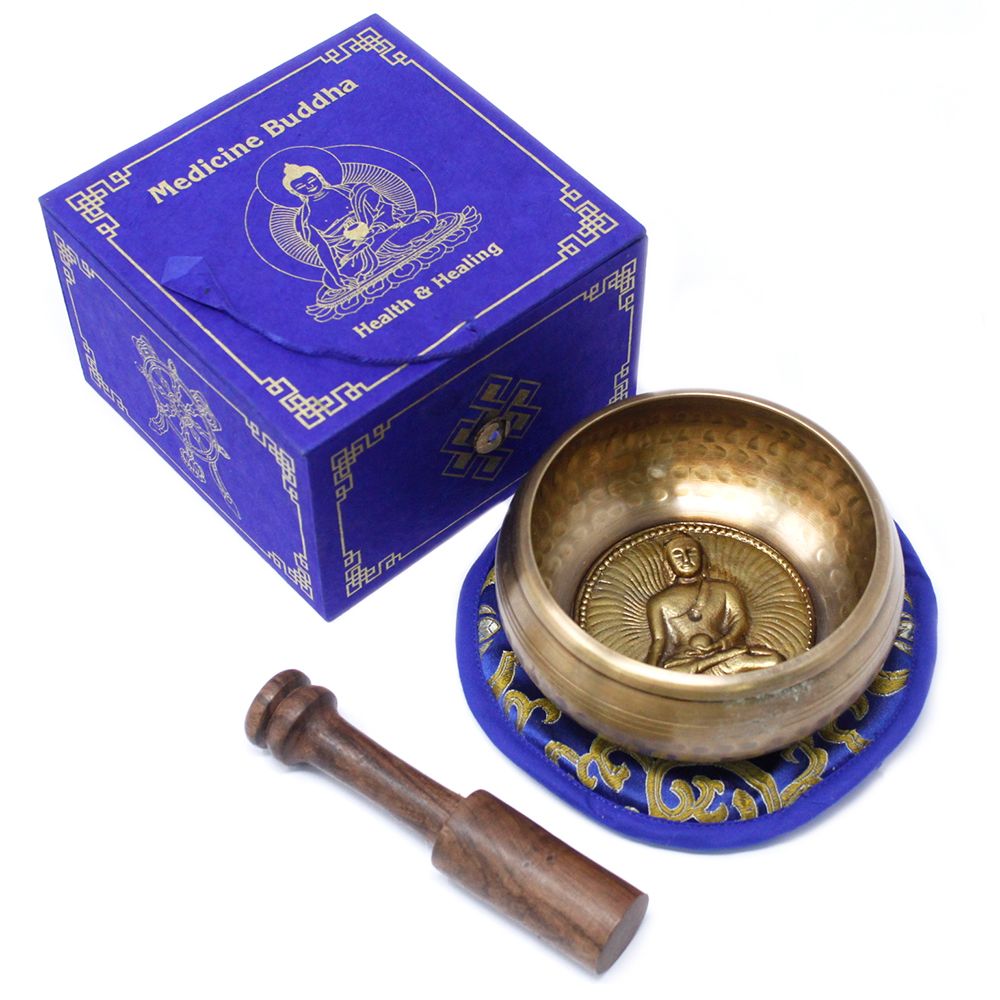 Gyógyító Buddha Éneklőtál Szett, 10cm (min. 500g)
